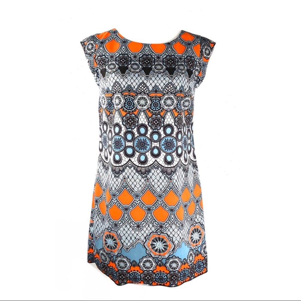 Banana republic 2 dress shift paisley mini floral